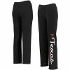 Women's Fanatics Branded Black Texas Longhorns Sideblock Sweatpants