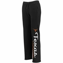 Women's Fanatics Branded Black Texas Longhorns Sideblock Sweatpants -Metaverse shop unnamed file 5293