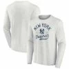 Men's Fanatics Branded Heathered Gray New York Yankees True Classics Game Maker Long Sleeve T-Shirt 1 Men's Fanatics Branded Heathered Gray New York Yankees True Classics Game Maker Long Sleeve T-Shirt -Metaverse shop unnamed file 530