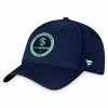 Men's Fanatics Branded Deep Sea Blue Seattle Kraken Authentic Pro Training Camp Flex Hat