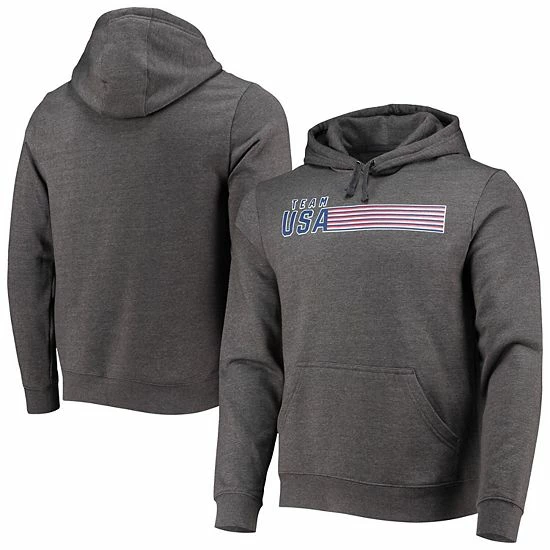 Men's Fanatics Branded Charcoal Team USA Repeat Pullover Hoodie Men's Fanatics Branded Charcoal Team USA Repeat Pullover Hoodie -Metaverse shop unnamed file 5336