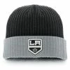 Men's Fanatics Branded Black Los Angeles Kings Core Primary Logo Cuffed Knit Hat