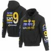 Fanatics Men's JH Design Matthew Stafford Black Los Angeles Rams Super Bowl LVI Champions Player Name & Number Pullover Hoodie