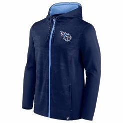 Men's Fanatics Branded Navy/Light Blue Tennessee Titans Ball Carrier Full-Zip Hoodie -Metaverse shop unnamed file 5420