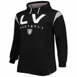 Men's Fanatics Branded Black Las Vegas Raiders Big & Tall Call The Shots Pullover Hoodie 4 Men's Fanatics Branded Black Las Vegas Raiders Big & Tall Call The Shots Pullover Hoodie -Metaverse shop unnamed file 5424