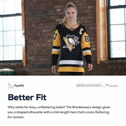 Women's Fanatics Branded Sidney Crosby Black Pittsburgh Penguins Home Breakaway Player Jersey 6 Women's Fanatics Branded Sidney Crosby Black Pittsburgh Penguins Home Breakaway Player Jersey -Metaverse shop unnamed file 545