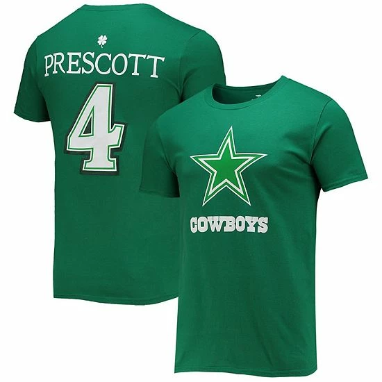 Men's Fanatics Branded Dak Prescott Green Dallas Cowboys St. Patrick's Day Icon Player T-Shirt Men's Fanatics Branded Dak Prescott Green Dallas Cowboys St. Patrick's Day Icon Player T-Shirt -Metaverse shop unnamed file 5450