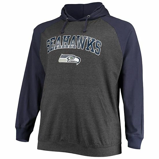 Men's Fanatics Branded College Navy/Heathered Charcoal Seattle Seahawks Big & Tall Lightweight Raglan Pullover Hoodie Men's Fanatics Branded College Navy/Heathered Charcoal Seattle Seahawks Big & Tall Lightweight Raglan Pullover Hoodie -Metaverse shop unnamed file 548