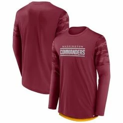 Men's Fanatics Branded Burgundy/Gold Washington Commanders Square Off Long Sleeve T-Shirt 7 Men's Fanatics Branded Burgundy/Gold Washington Commanders Square Off Long Sleeve T-Shirt -Metaverse shop unnamed file 5487