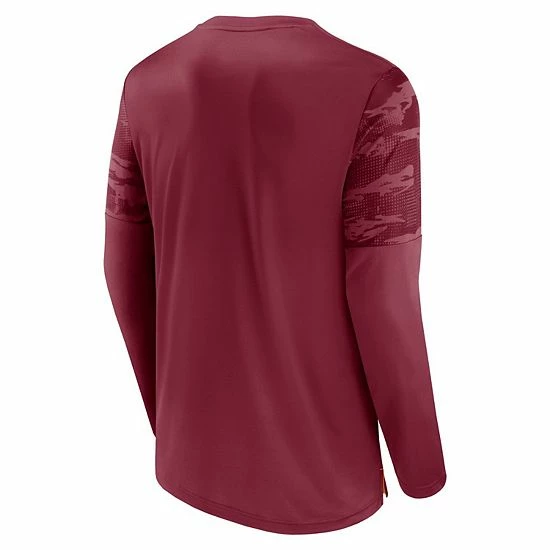 Men's Fanatics Branded Burgundy/Gold Washington Commanders Square Off Long Sleeve T-Shirt 6 Men's Fanatics Branded Burgundy/Gold Washington Commanders Square Off Long Sleeve T-Shirt - Image 4