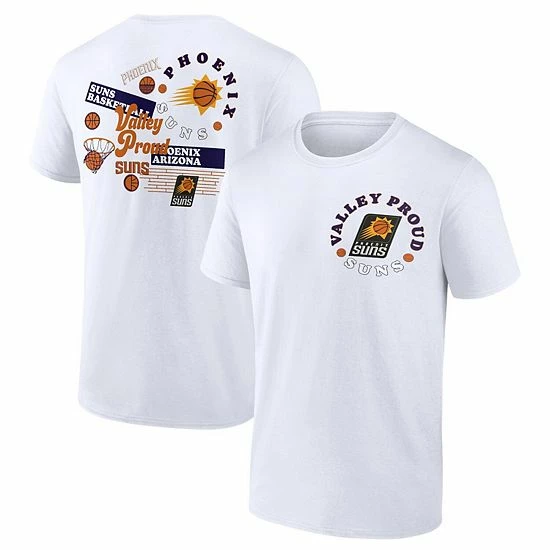 Men's Fanatics Branded White Phoenix Suns Street Collective T-Shirt 4 Men's Fanatics Branded White Phoenix Suns Street Collective T-Shirt - Image 2