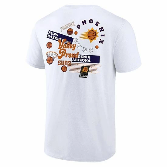 Men's Fanatics Branded White Phoenix Suns Street Collective T-Shirt 6 Men's Fanatics Branded White Phoenix Suns Street Collective T-Shirt - Image 4