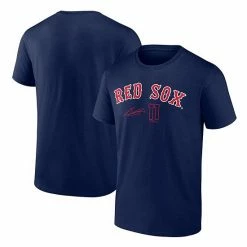 Men's Fanatics Branded Rafael Devers Navy Boston Red Sox Player Name & Number T-Shirt -Metaverse shop unnamed file 5495