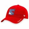 Women's Fanatics Branded Red New York Rangers Core Primary Logo Adjustable Hat