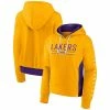 Women's Fanatics Branded Gold Los Angeles Lakers Iconic Halftime Colorblock Pullover Hoodie -Metaverse shop unnamed file 5543