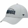 Men's Fanatics Branded Gray Seattle Kraken Wordmark Flex Hat -Metaverse shop unnamed file 5551