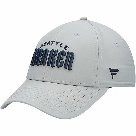 Men's Fanatics Branded Gray Seattle Kraken Wordmark Flex Hat Men's Fanatics Branded Gray Seattle Kraken Wordmark Flex Hat -Metaverse shop unnamed file 5552
