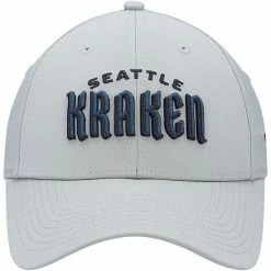 Men's Fanatics Branded Gray Seattle Kraken Wordmark Flex Hat 4 Men's Fanatics Branded Gray Seattle Kraken Wordmark Flex Hat -Metaverse shop unnamed file 5553