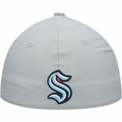Men's Fanatics Branded Gray Seattle Kraken Wordmark Flex Hat 6 Men's Fanatics Branded Gray Seattle Kraken Wordmark Flex Hat -Metaverse shop unnamed file 5555