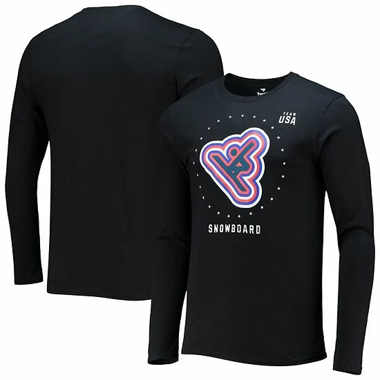 Men's Fanatics Branded Black Team USA Snowboarding Long Sleeve T-Shirt Men's Fanatics Branded Black Team USA Snowboarding Long Sleeve T-Shirt -Metaverse shop unnamed file 5573
