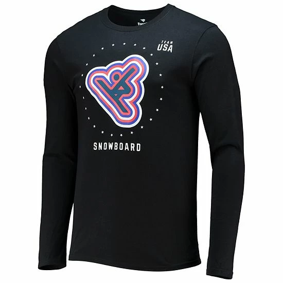Men's Fanatics Branded Black Team USA Snowboarding Long Sleeve T-Shirt Men's Fanatics Branded Black Team USA Snowboarding Long Sleeve T-Shirt -Metaverse shop unnamed file 5575