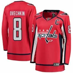 Women's Fanatics Branded Alexander Ovechkin Red Home Breakaway Player Jersey