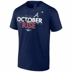 Men's Fanatics Branded Navy Atlanta Braves 2022 Postseason Locker Room T-Shirt 4 Men's Fanatics Branded Navy Atlanta Braves 2022 Postseason Locker Room T-Shirt -Metaverse shop unnamed file 5591