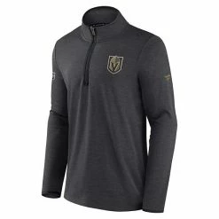 Men's Fanatics Branded Heather Charcoal Vegas Golden Knights Authentic Pro Rink Quarter-Zip Jacket 4 Men's Fanatics Branded Heather Charcoal Vegas Golden Knights Authentic Pro Rink Quarter-Zip Jacket -Metaverse shop unnamed file 5596