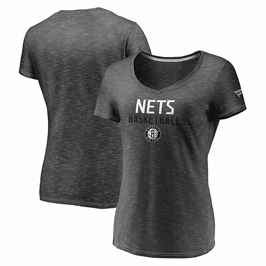 Women's Fanatics Branded Charcoal Brooklyn Nets Double-Fade Space-Dye V-Neck T-Shirt Women's Fanatics Branded Charcoal Brooklyn Nets Double-Fade Space-Dye V-Neck T-Shirt -Metaverse shop unnamed file 5733