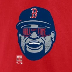 Men's Fanatics Branded David Ortiz Red Boston Red Sox Hall Of Fame Graphic T-Shirt -Metaverse shop unnamed file 5775