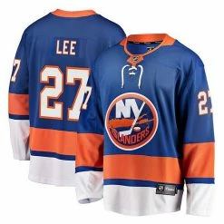 Men's Fanatics Branded Anders Lee Royal New York Islanders Home Premier Breakaway Player Jersey