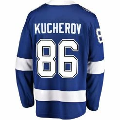Men's Fanatics Branded Nikita Kucherov Blue Tampa Bay Lightning Home Breakaway Player Jersey -Metaverse shop unnamed file 5804