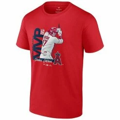 Men's Fanatics Branded Shohei Ohtani Red Los Angeles Angels 2021 AL MVP Big & Tall T-Shirt -Metaverse shop unnamed file 5808