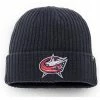 Men's Fanatics Branded Navy Columbus Blue Jackets Core Primary Logo Cuffed Knit Hat