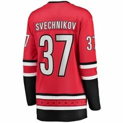 Women's Fanatics Branded Andrei Svechnikov Red Carolina Hurricanes Home Premier Breakaway Player Jersey -Metaverse shop unnamed file 585
