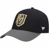 Men's Fanatics Branded Black Vegas Golden Knights Core Primary Logo Flex Hat