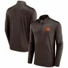 Men's Fanatics Branded Brown Cleveland Browns Underdog Quarter-Zip Jacket -Metaverse shop unnamed file 5914