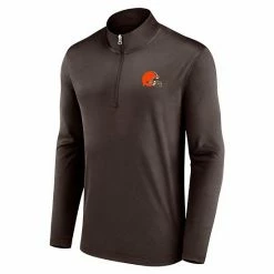 Men's Fanatics Branded Brown Cleveland Browns Underdog Quarter-Zip Jacket -Metaverse shop unnamed file 5916