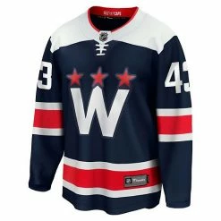 Men's Fanatics Branded Tom Wilson Navy Washington Capitals 2020/21 Alternate Premier Breakaway Player Jersey -Metaverse shop unnamed file 5932