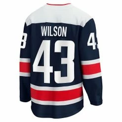 Men's Fanatics Branded Tom Wilson Navy Washington Capitals 2020/21 Alternate Premier Breakaway Player Jersey -Metaverse shop unnamed file 5933