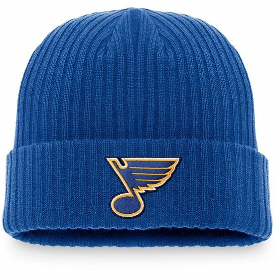 Men's Fanatics Branded Blue St. Louis Blues Core Primary Logo Cuffed Knit Hat Men's Fanatics Branded Blue St. Louis Blues Core Primary Logo Cuffed Knit Hat -Metaverse shop unnamed file 5935
