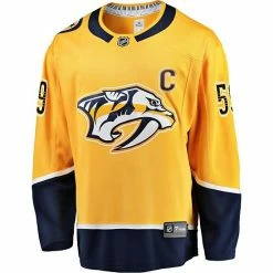 Men's Fanatics Branded Roman Josi Gold Nashville Predators Breakaway Player Jersey 4 Men's Fanatics Branded Roman Josi Gold Nashville Predators Breakaway Player Jersey -Metaverse shop unnamed file 5943
