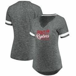 Women's Fanatics Branded Gray/White Toronto Raptors Showtime Winning With Pride Notch Neck T-Shirt 3 Women's Fanatics Branded Gray/White Toronto Raptors Showtime Winning With Pride Notch Neck T-Shirt -Metaverse shop unnamed file 5965