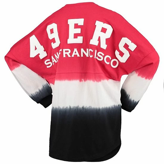 Women's Fanatics Branded Scarlet/Black San Francisco 49ers Ombre Long Sleeve T-Shirt Women's Fanatics Branded Scarlet/Black San Francisco 49ers Ombre Long Sleeve T-Shirt -Metaverse shop unnamed file 597