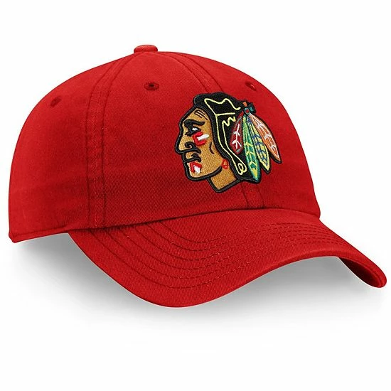 Men's Fanatics Branded Red Chicago Blackhawks Core Primary Logo Adjustable Hat Men's Fanatics Branded Red Chicago Blackhawks Core Primary Logo Adjustable Hat -Metaverse shop unnamed file 5997