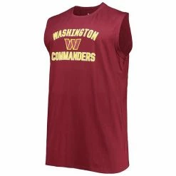 Men's Fanatics Branded Burgundy Washington Commanders Heart 'N' Soul Muscle Tank Top -Metaverse shop unnamed file 6037