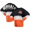 Women's Fanatics Branded Black/Orange Cincinnati Bengals Ombre Long Sleeve T-Shirt 1 Women's Fanatics Branded Black/Orange Cincinnati Bengals Ombre Long Sleeve T-Shirt -Metaverse shop unnamed file 606