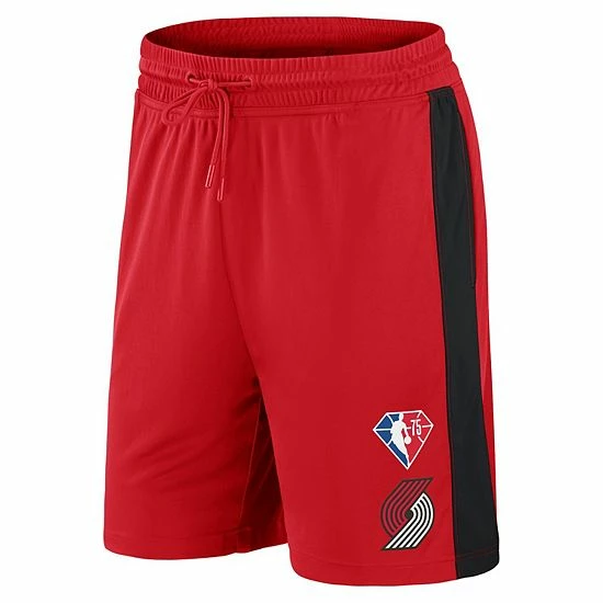 Men's Fanatics Branded Red Portland Trail Blazers 75th Anniversary Downtown Performance Practice Shorts Men's Fanatics Branded Red Portland Trail Blazers 75th Anniversary Downtown Performance Practice Shorts -Metaverse shop unnamed file 6068