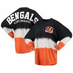 Women's Fanatics Branded Black/Orange Cincinnati Bengals Ombre Long Sleeve T-Shirt 3 Women's Fanatics Branded Black/Orange Cincinnati Bengals Ombre Long Sleeve T-Shirt -Metaverse shop unnamed file 607
