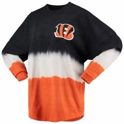 Women's Fanatics Branded Black/Orange Cincinnati Bengals Ombre Long Sleeve T-Shirt 4 Women's Fanatics Branded Black/Orange Cincinnati Bengals Ombre Long Sleeve T-Shirt -Metaverse shop unnamed file 608